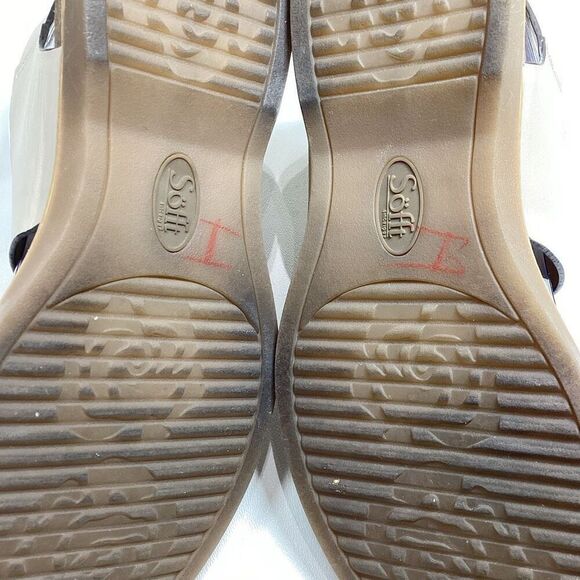 Sofft Bijou Open Toe Sandal Beige | Comfort Leather Wedge Size 7.5 - Picture 10 of 15